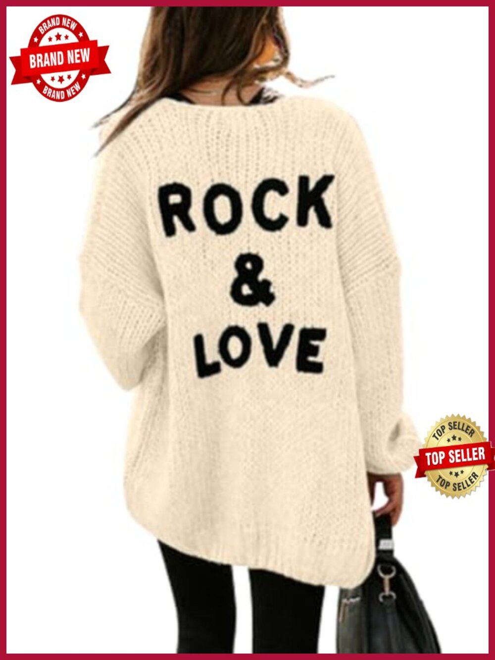 Open Front Midi Long Knit Cardigan Sweater Soft Loose Draped